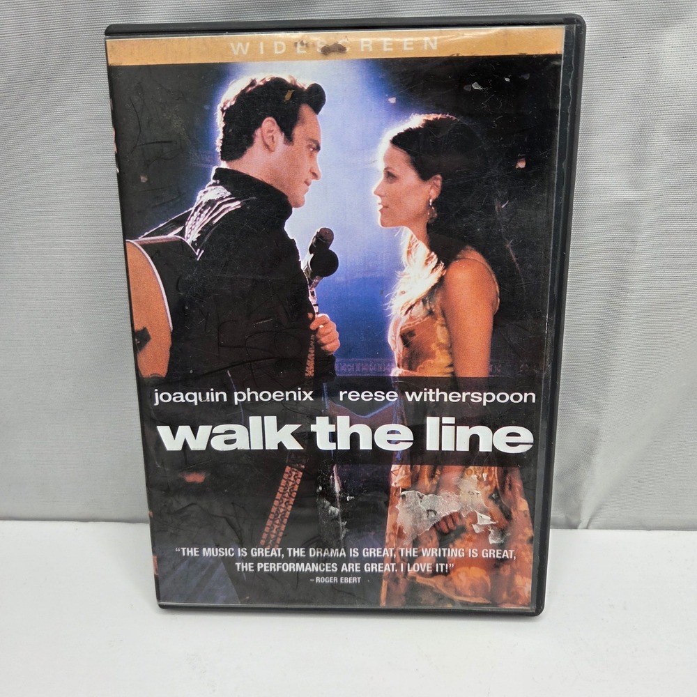 Walk the Line DVD Widescreen Joaquin Phoenix Johnny Cash Movie Drama Reese W.